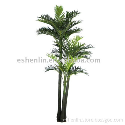 plastic artificial coconut tree indoor